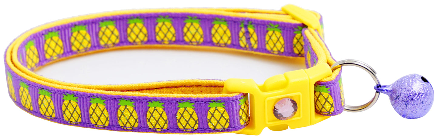 Pineapples Breakaway Cat Collar-8