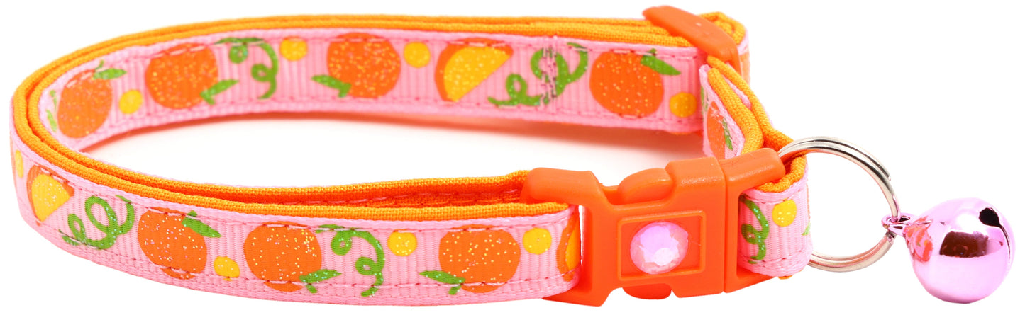 Oranges Breakaway Cat Collar-11