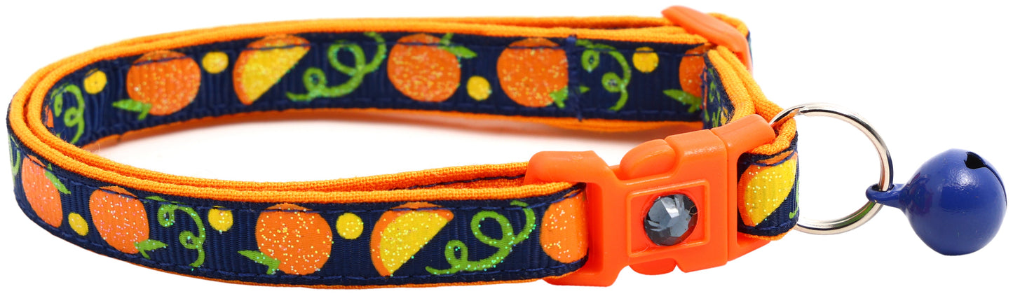 Oranges Breakaway Cat Collar-9