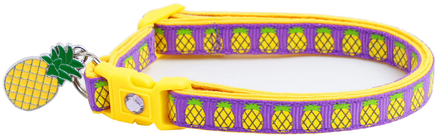 Pineapples Breakaway Cat Collar-13
