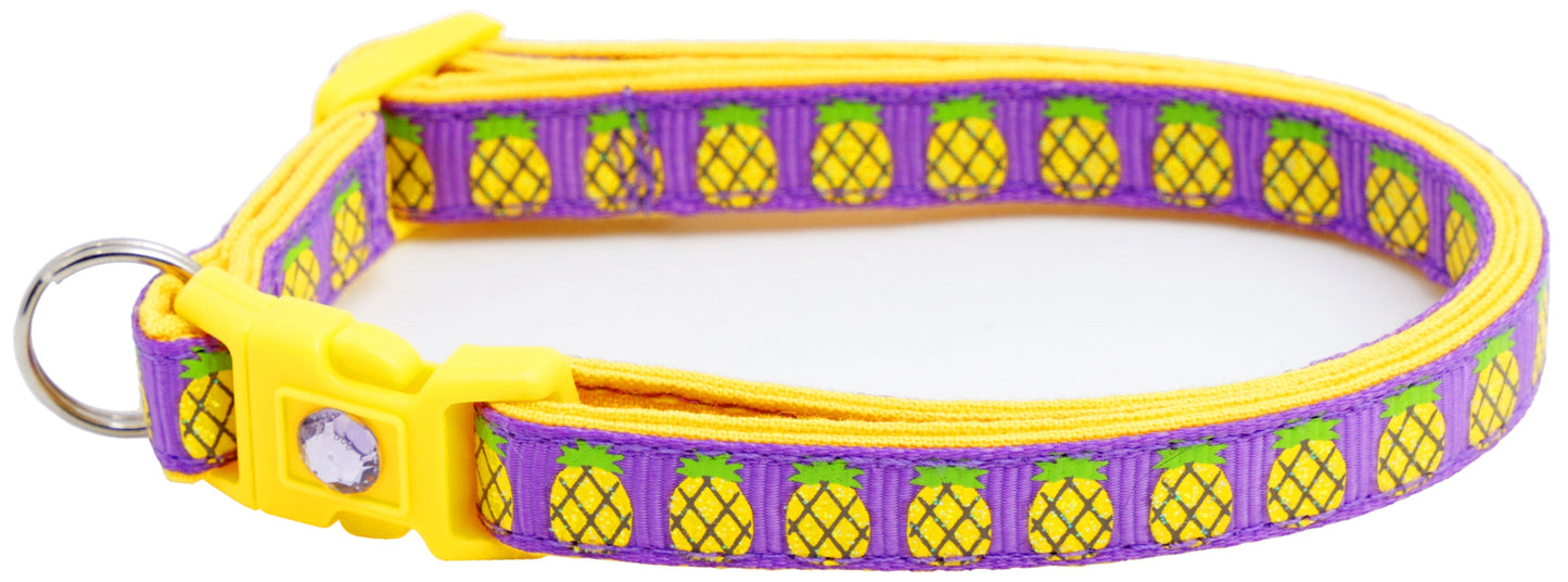 Pineapples Breakaway Cat Collar-23