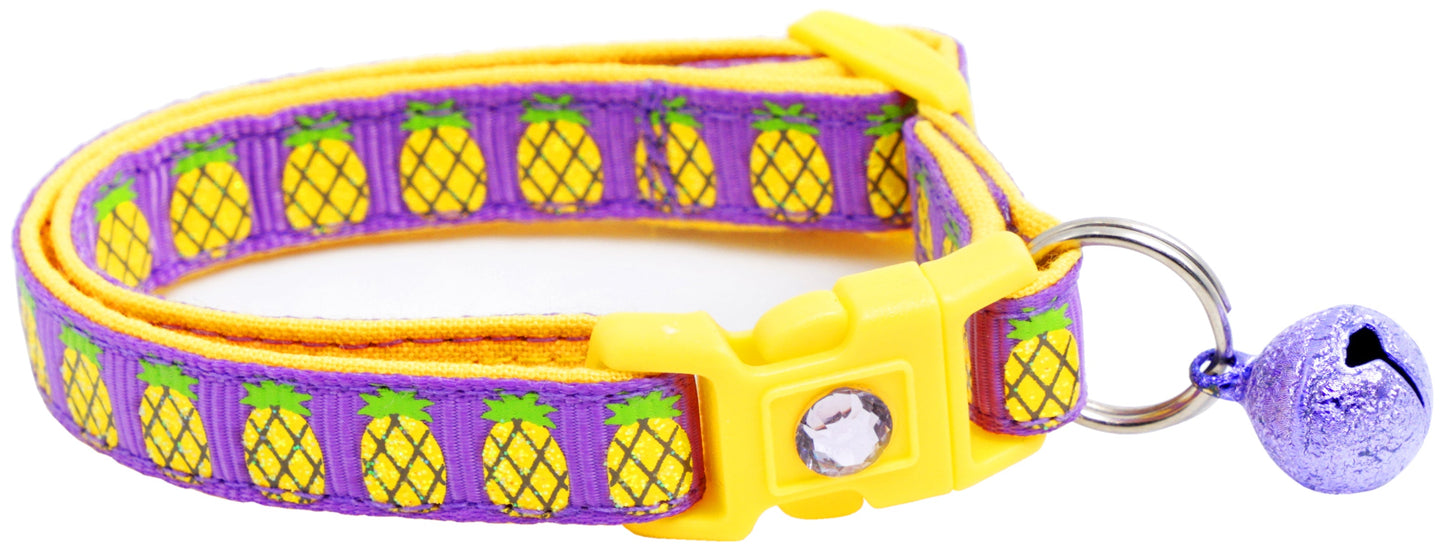 Pineapples Breakaway Cat Collar-6