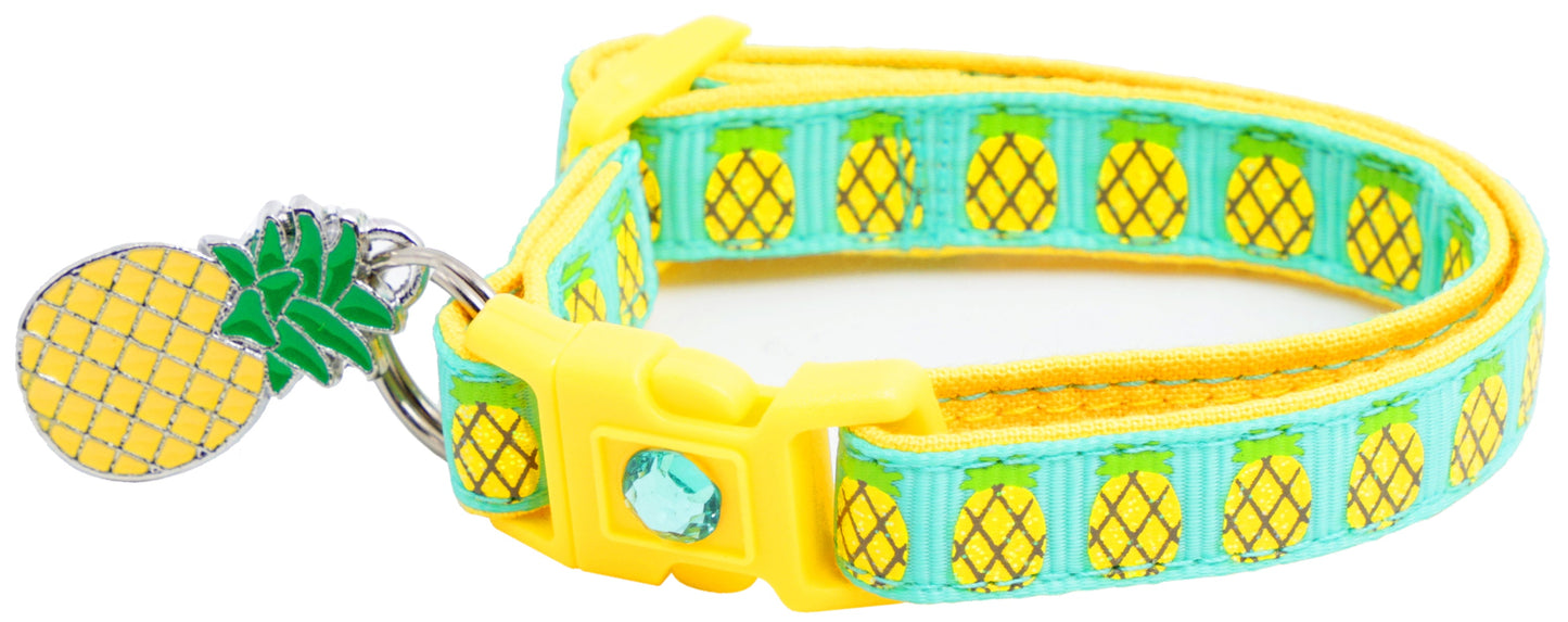 Pineapples Breakaway Cat Collar-9