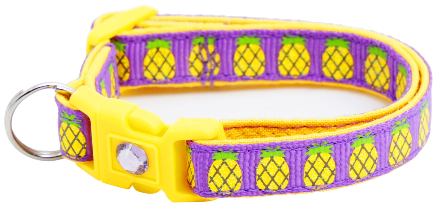 Pineapples Breakaway Cat Collar-21