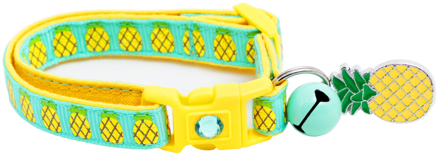 Pineapples Breakaway Cat Collar-14