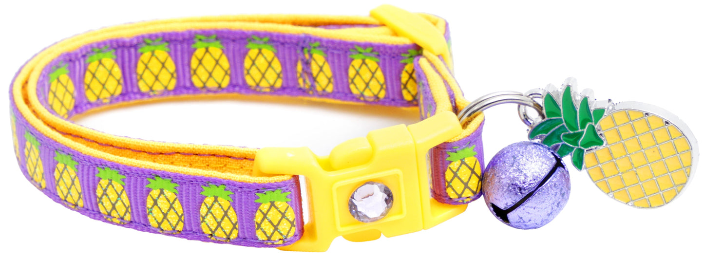 Pineapples Breakaway Cat Collar-16