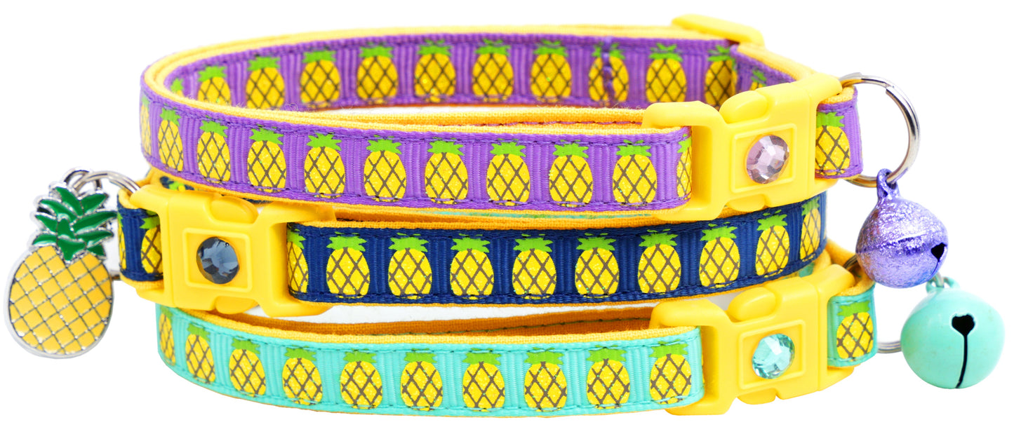 Pineapples Breakaway Cat Collar-0