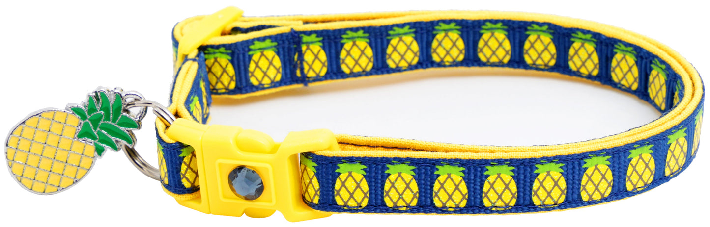Pineapples Breakaway Cat Collar-12
