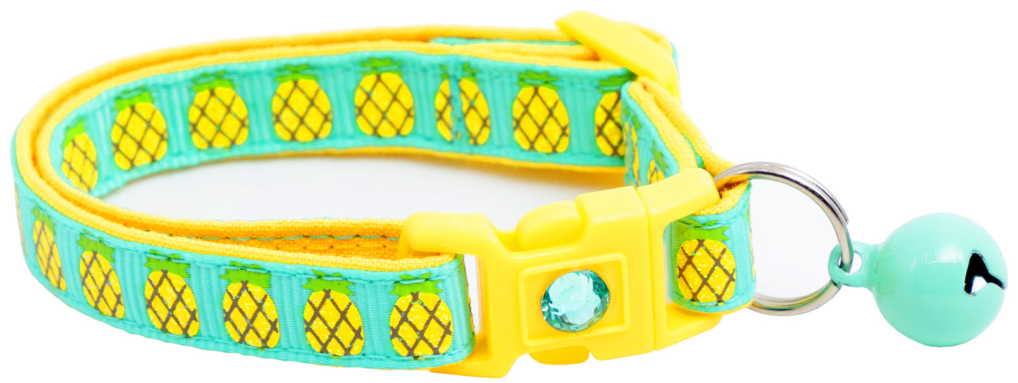 Pineapples Breakaway Cat Collar-4