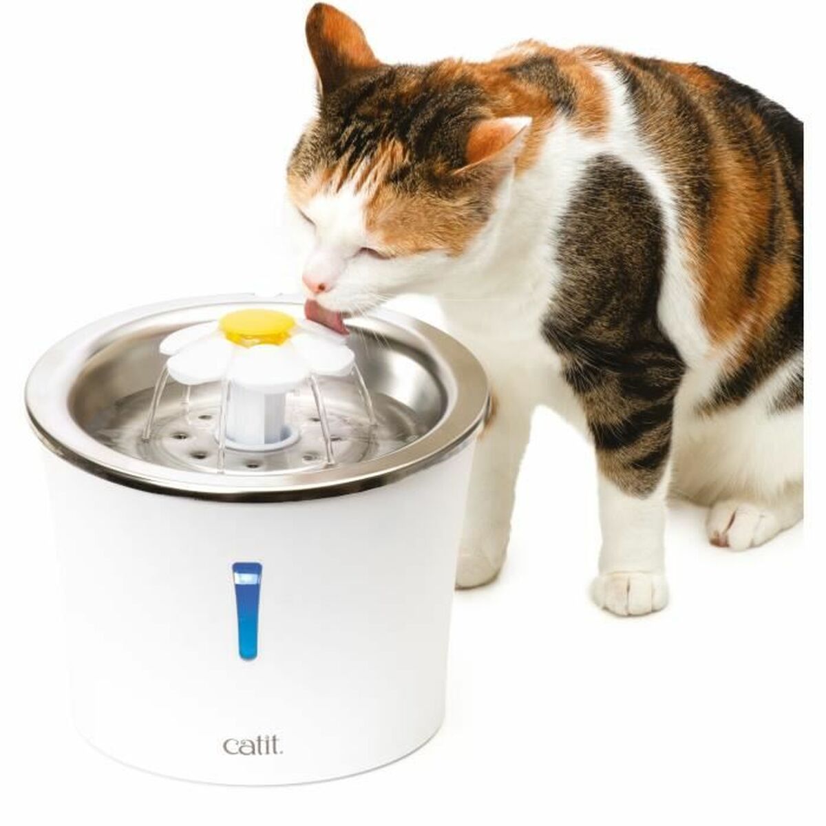 Pet Water Fountain Catit White Plastic/Stainless steel-5