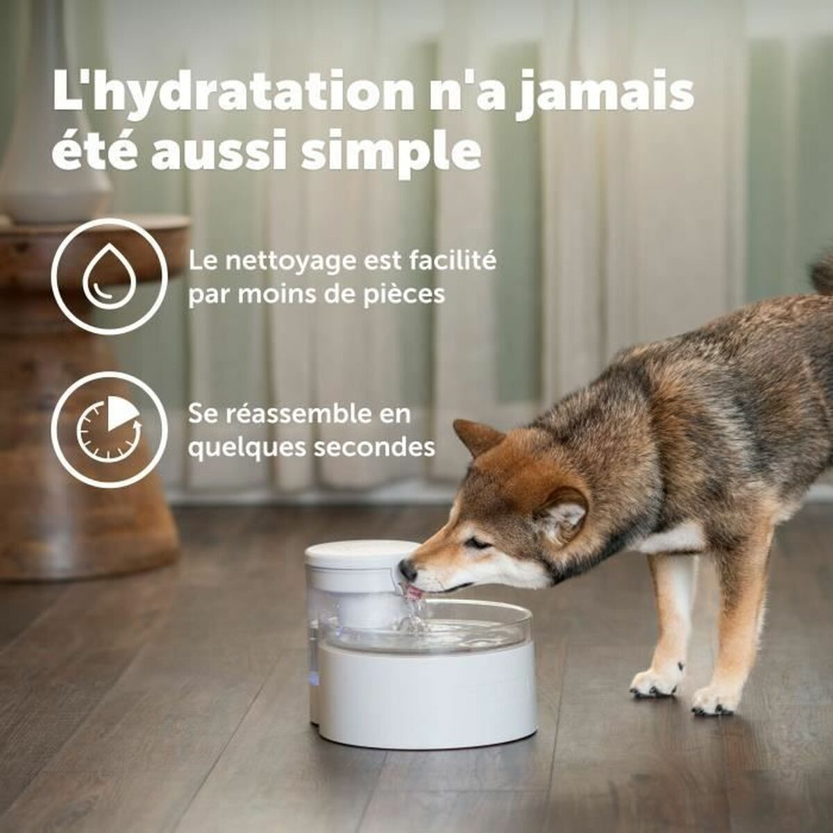 Pet Water Fountain PetSafe White-1