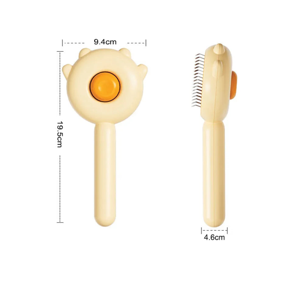 Vibe Geeks Universal Needle Brush Pet De-shedding Massaging Grooming Comb-1