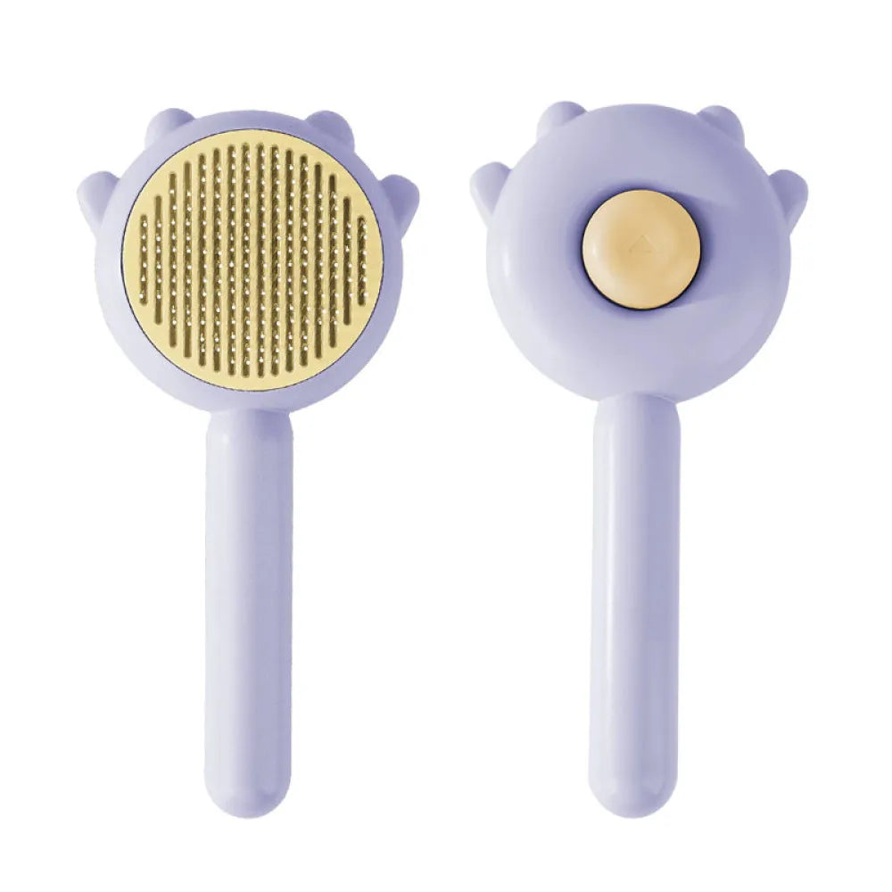 Vibe Geeks Universal Needle Brush Pet De-shedding Massaging Grooming Comb-2