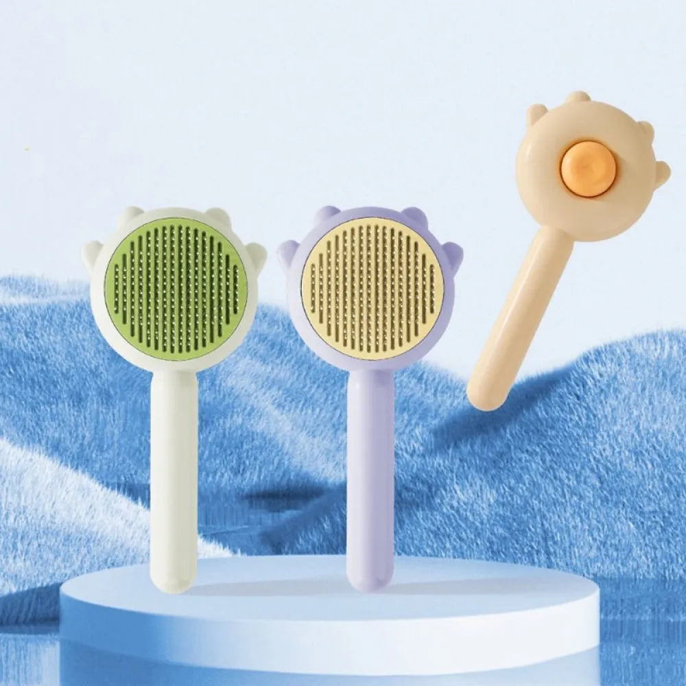 Vibe Geeks Universal Needle Brush Pet De-shedding Massaging Grooming Comb-3