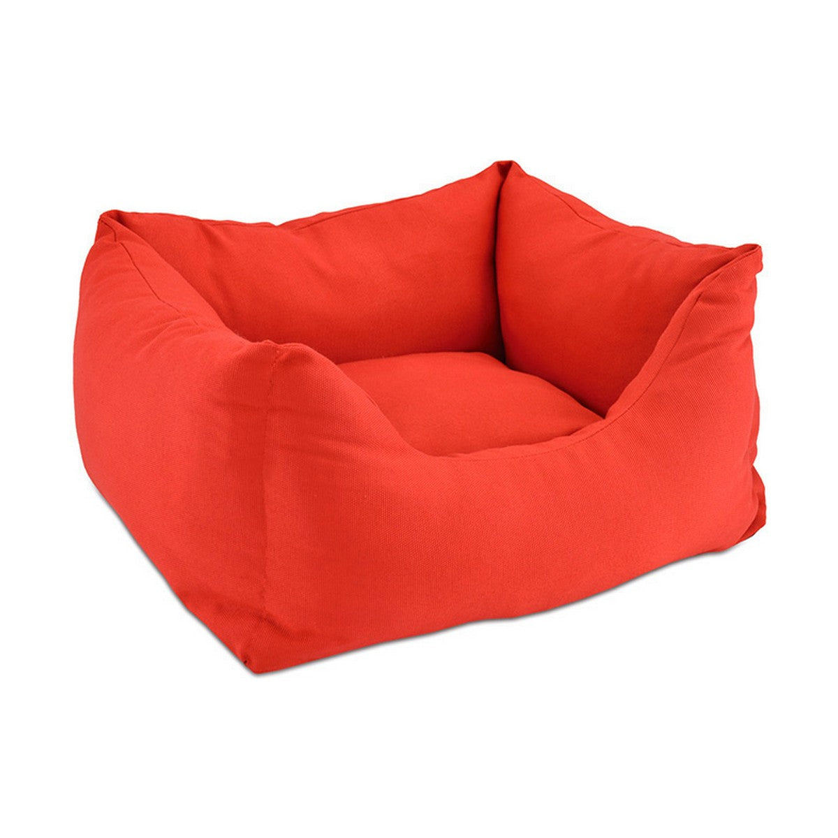 Pet bed Nayeco Red 59 x 59 x 50 cm Multicolour Acrylic 59 x 50 x 20 cm-0