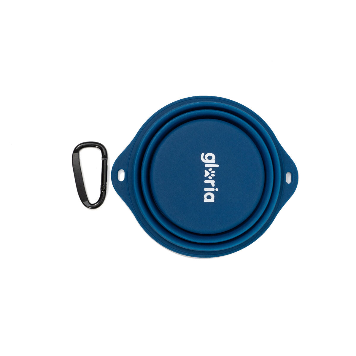 Folding Pet Bowl Gloria Blue Silicone Aluminium 550 ml-1