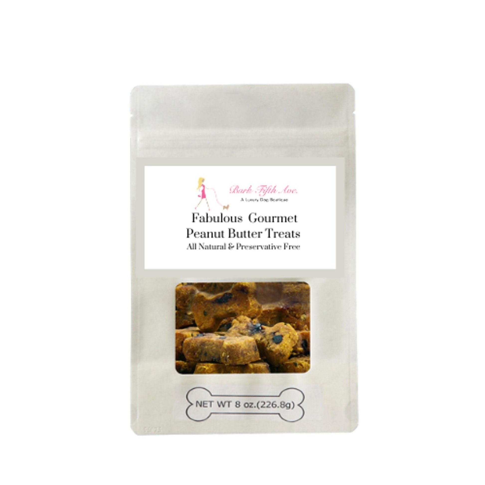 Bark Fifth Avenue Gourmet Peanut Butter Dog Treats 6 oz.-0