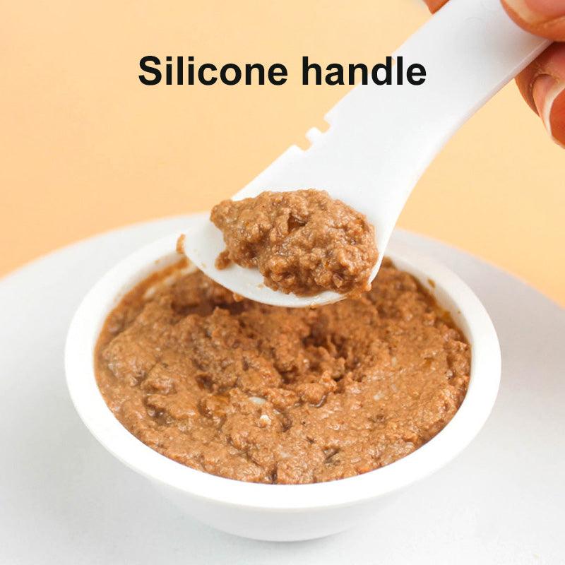 Multifunction Pet Canned Spoon Jar Opener Puppy Feeding Mixing Wet Dry Scoop Cat Dog Accessories Feeder Shovel Pets Tableware Multifunction Pet Canned Spoon Jar Opener-2