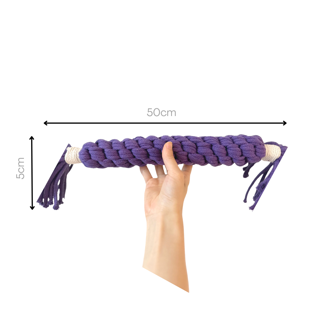 Luxury Handmade Macrame Large Purple Candy