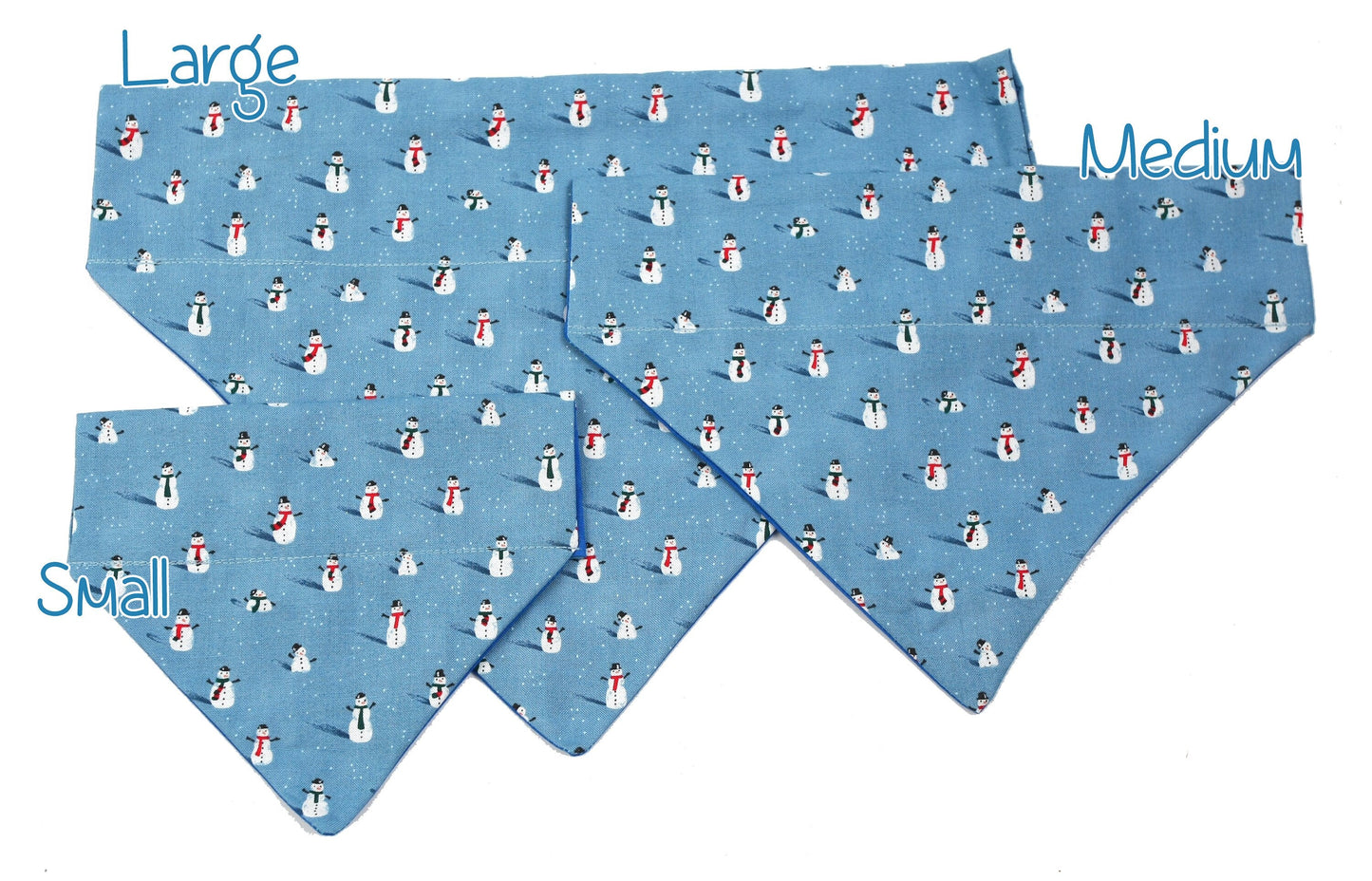 Winter Snowmen Pet Scarf-1