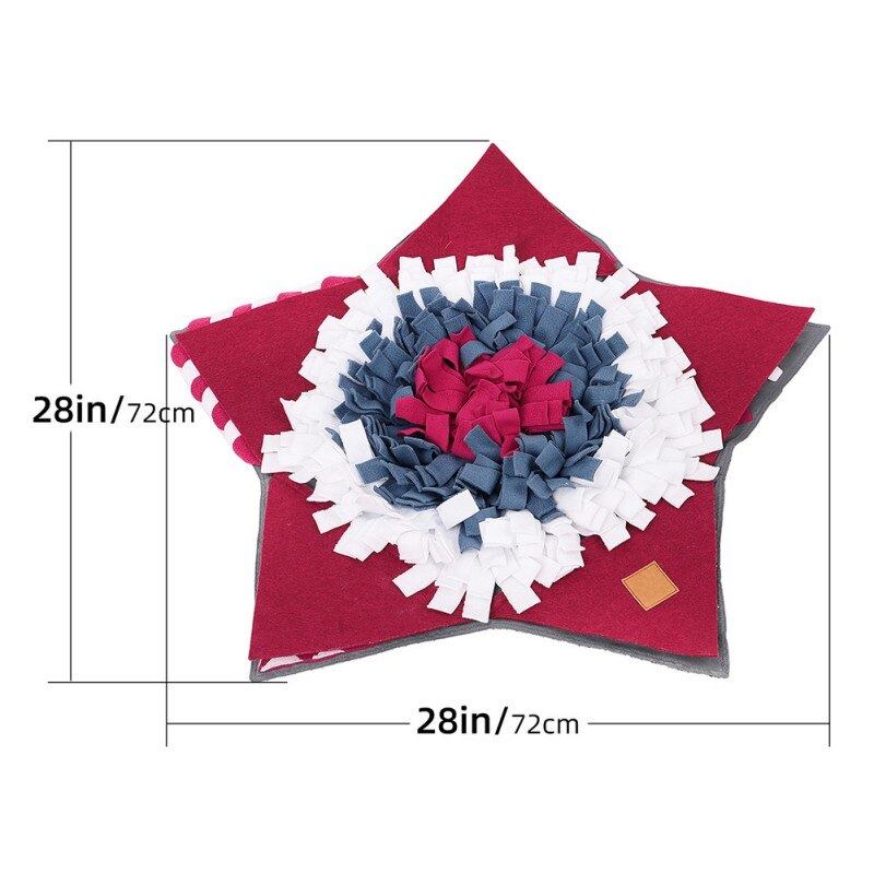 Pet Dog Sniffing Mat Pets Funny Play Toys Find Food Training Blanket Dogs Feeding Pad Nosework Puzzle For Relieve Stress-4