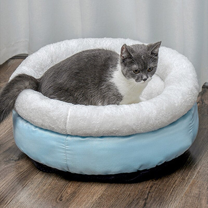 Soft Pet Bed Dog Cat House Puppy Kennel Winter Warm Nest Sofa Cushion Lamb Cashmere Pet Mat  for Cats Dogs Pet Sleeping Supplies-0