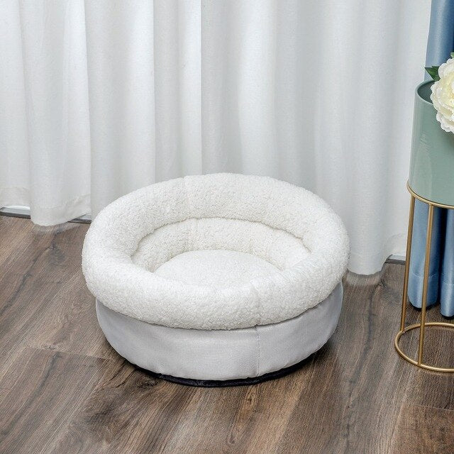 Soft Pet Bed Dog Cat House Puppy Kennel Winter Warm Nest Sofa Cushion Lamb Cashmere Pet Mat  for Cats Dogs Pet Sleeping Supplies-8