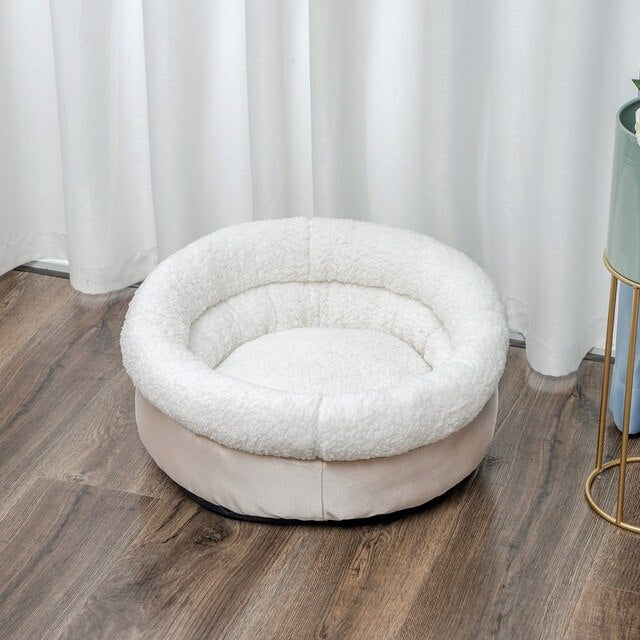 Soft Pet Bed Dog Cat House Puppy Kennel Winter Warm Nest Sofa Cushion Lamb Cashmere Pet Mat  for Cats Dogs Pet Sleeping Supplies-5